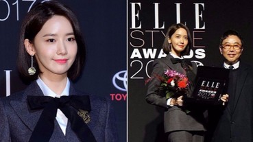 「巨型蝴蝶結」當道！潤娥《最新穿搭》貴族學院風領ELLE韓風時尚指標獎！