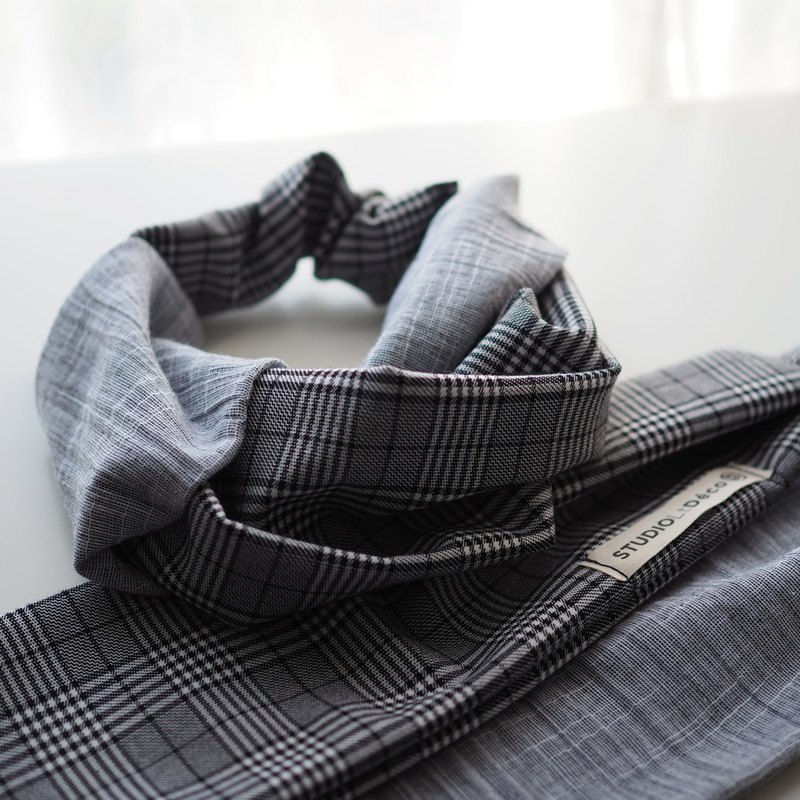 CHECKS PRINCE OF WALES X SLUB CRINKLE COTTON, CHIC, BUT CLASSIC.