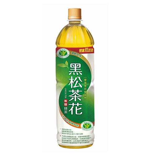 黑松茶花綠茶1230ml【愛買】