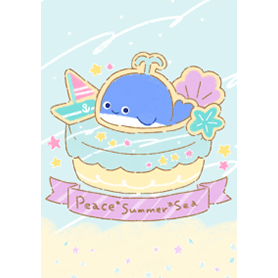 くじらさんケーキ*夏のかわいい海*着せかえ