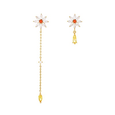 NOONOO FINGERS 水仙花垂墜 耳環