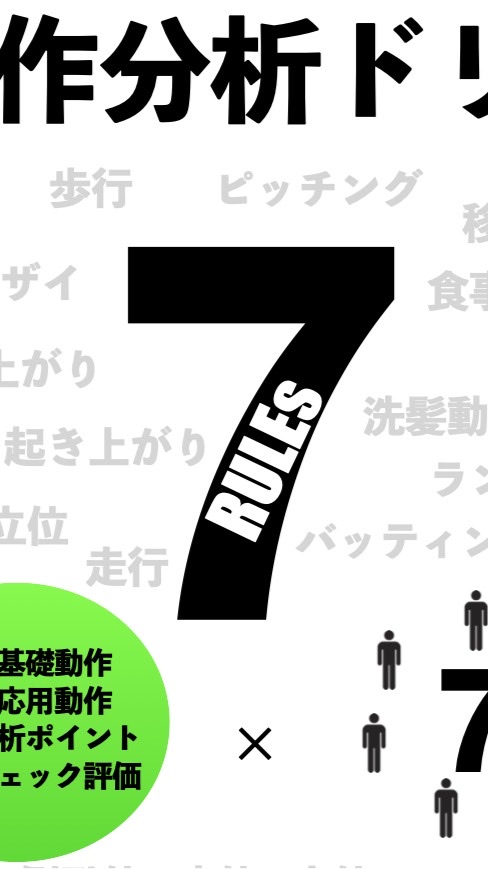 OpenChat 動作分析ドリル『7RULEs』先行予約はこちら！