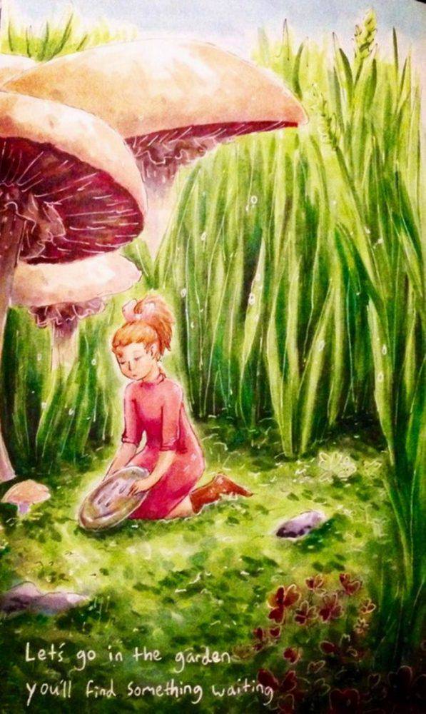 Wow, Karya Seni Bertema Ghibli Ini Dibuat Menggunakan Spidol Berwarna!