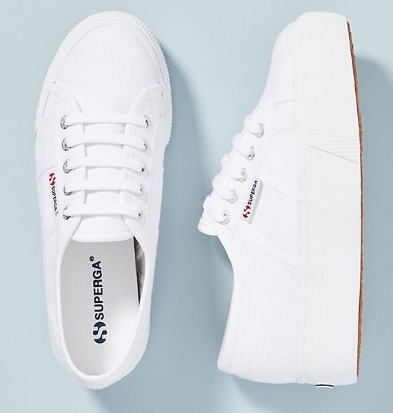 【BJ.GO】 SUPERGA 2790 ACOTW WHITE 經典白厚底運動鞋/限定款