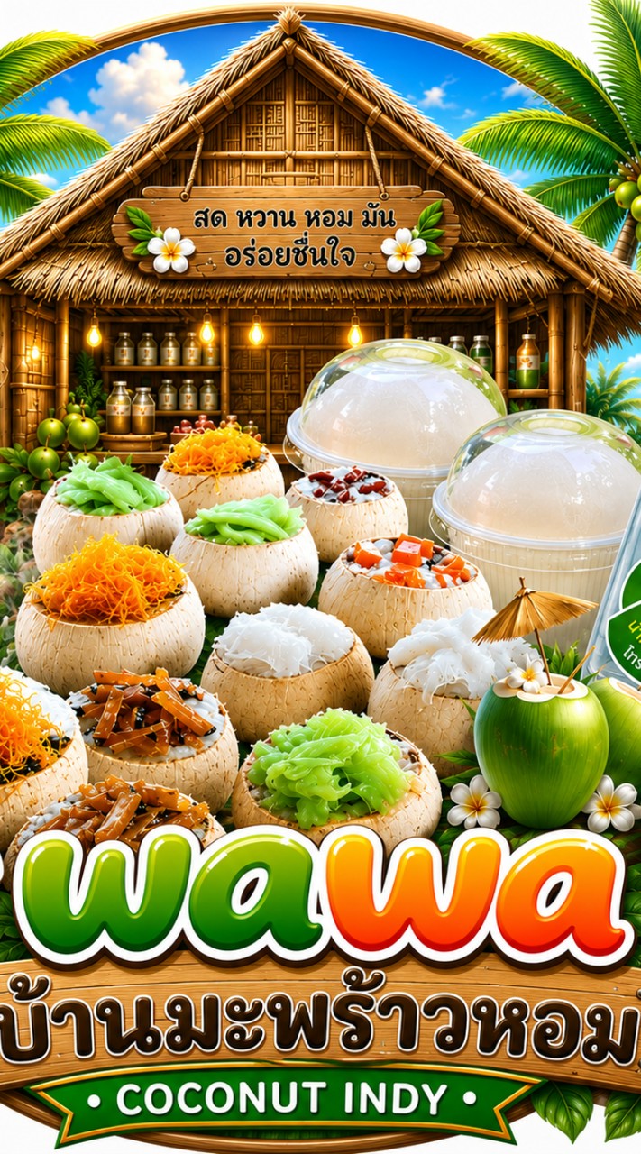 รับออเดอร์ wawa บ้านมะพร้าวหอม