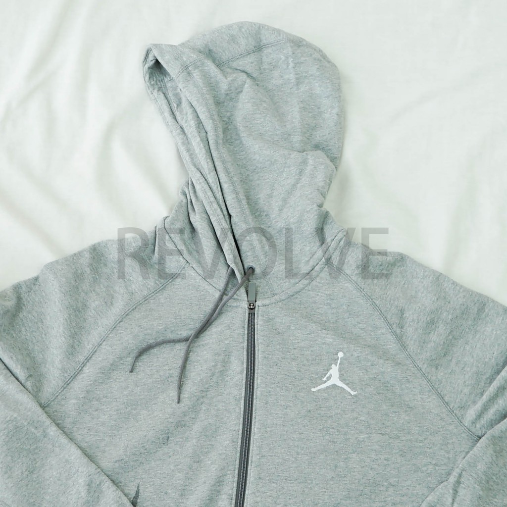 《alicee 》換季中 Nike Jordan Flight 822658-063 灰色 帽夾 外套 帽T 帽拉