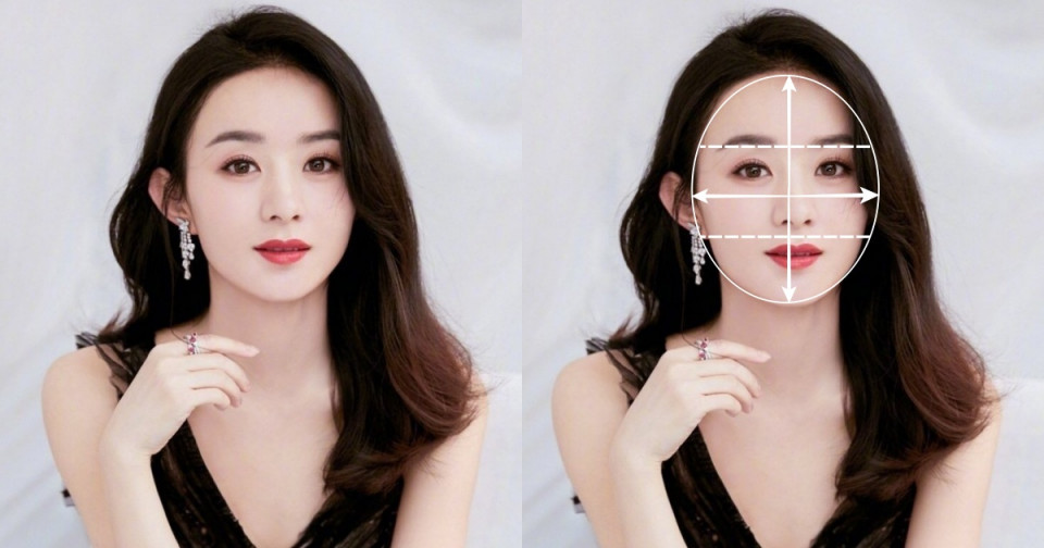 橢圓形臉（鵝蛋臉）