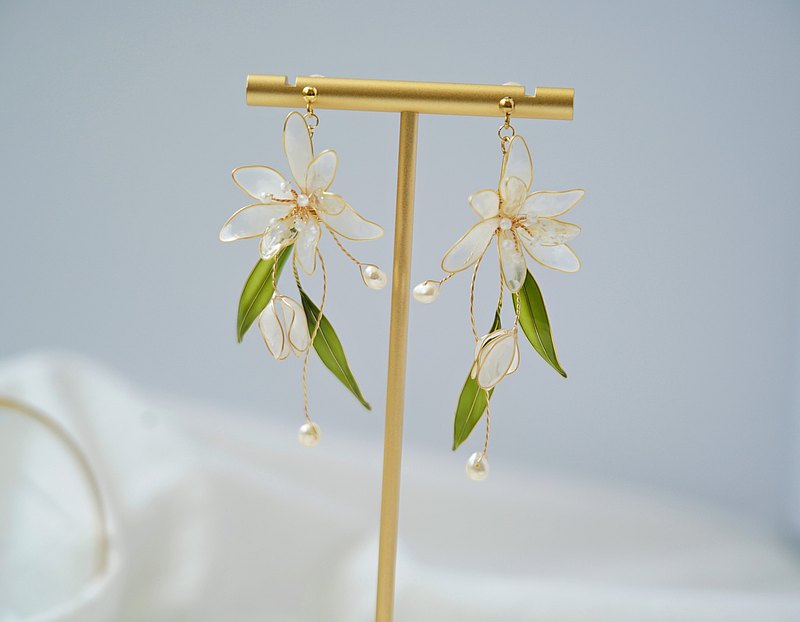 陌上花開 - 手工樹脂耳環婚禮