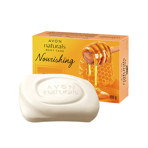 蜂蜜保濕皂*　滋養蜂蜜 保濕柔膚蜂蜜具優異保濕效果，乳木果油滋養修護，是保養聖品之一。容量：120g*資料來源：AVON美國研究發展中心。選出46位進行評估。實際效果因人而異。