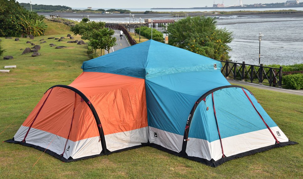 【【蘋果戶外】】台灣黑熊 iTent 6s 客廳帳 專用側掛帳 打氣帳 四人帳 內掛帳可考慮 速卡搭 噴火龍 山林者可用