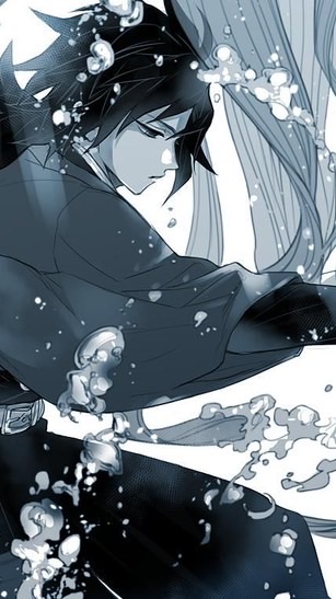 #   鬼滅の刃    ＿     也      。  　