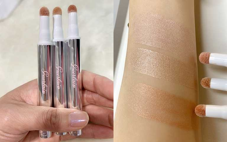 嬌蘭幻彩流星珠光星塵氣墊造光棒 共3色／1,720元(圖／吳雅鈴攝影)