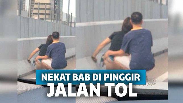 Udah Nggak Tahan Wanita Ini Buang Air Besar Di Jalan Tol