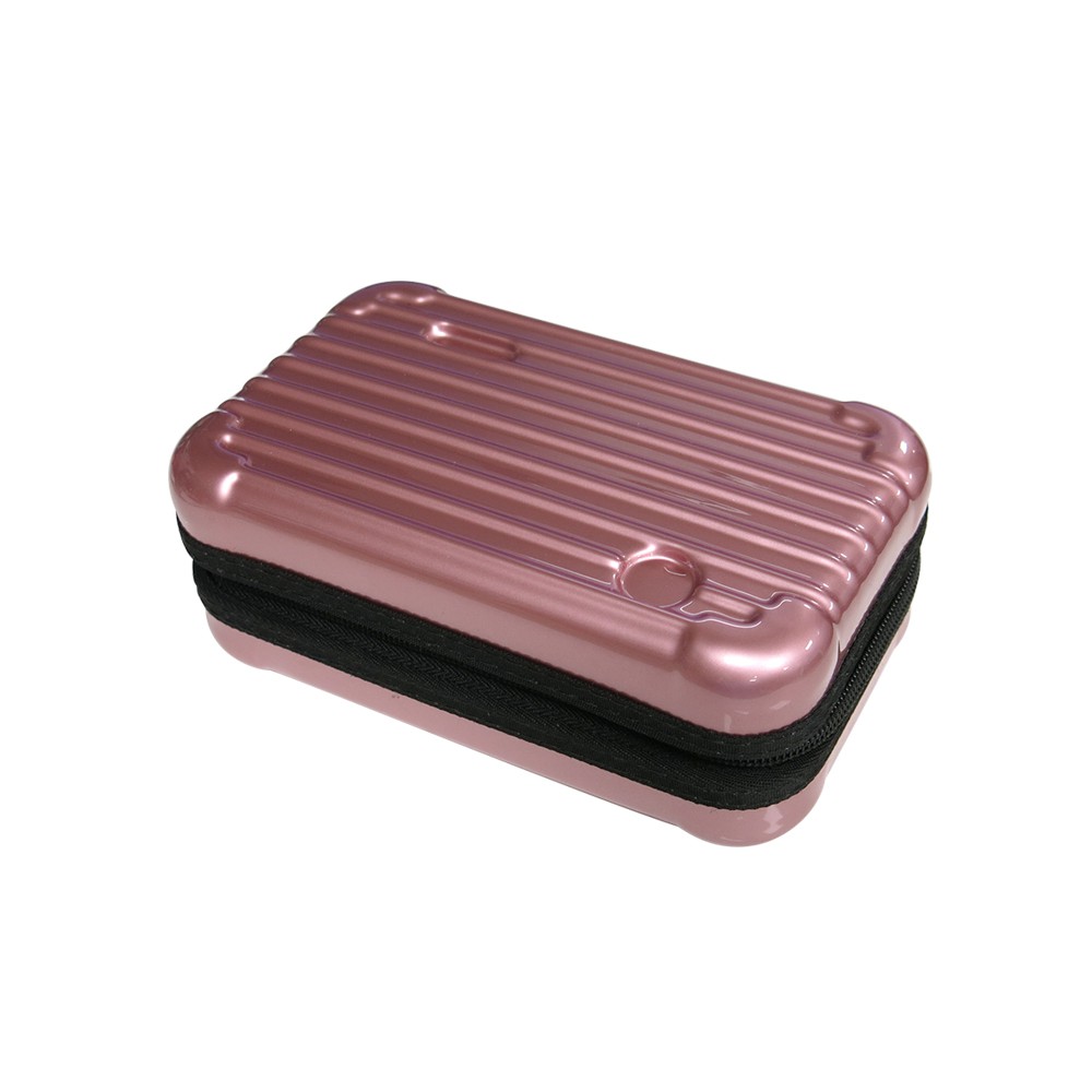 ➤商品名稱：造型硬殼化妝包➤商品材質：塑料PP+塗層➤商品尺寸：17*10*6cm➤商品規格：四色可選➤組裝方式：不需組裝➤商品特色：①保護3C、彩妝用品②輕量設計、輕鬆無負擔③多色塗層，好看耐用➤商