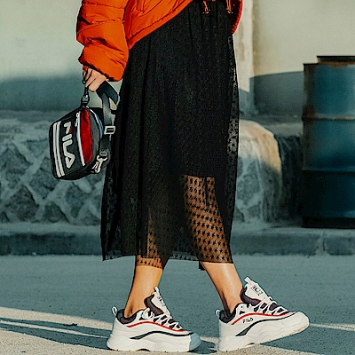 FILA #漢城企劃 女款紗裙-黑 5SKT-1427-BK