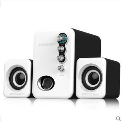 音響電腦音響臺式機家用小音箱迷妳超重低音炮影響有線USB2.1多媒體有源喇叭通用