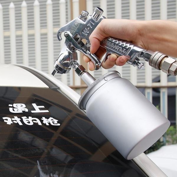 氣動噴漆槍汽車鈑金家具乳膠漆噴漆槍噴涂工具油漆噴槍 町目家