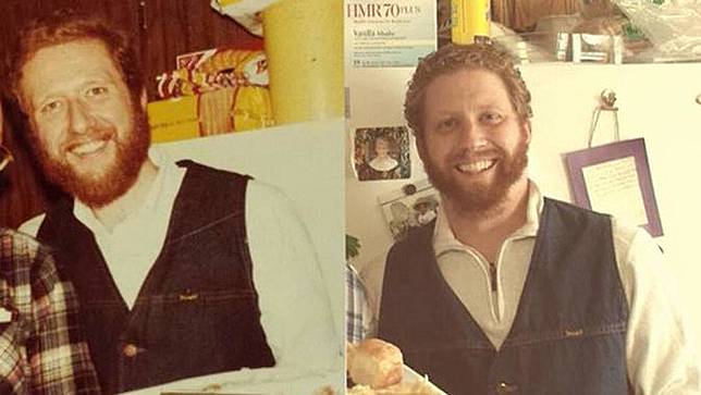 foto kemiripan anak dan orangtua (foto: Brightside)