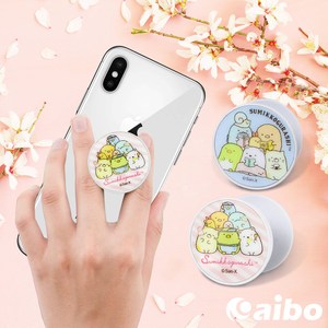 San-X原廠授權，台灣監製 可單手操作，強力3M背膠黏著不 三段式高度，任意折疊所需高度 正立側放，多種角度自由調整 耳機線收納，一物多用超方便