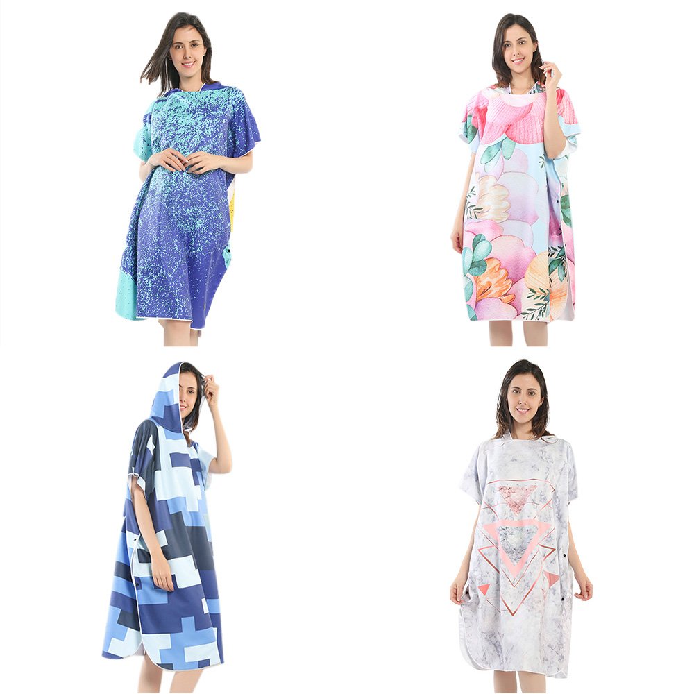 【Effect】親子超吸水速乾時尚連帽浴巾-(成人/4款任選)