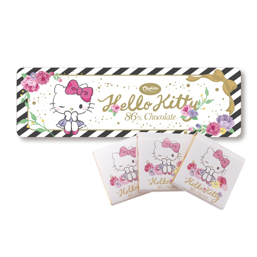 巧趣多Hello Kitty 86%花漾少女巧克力-40g