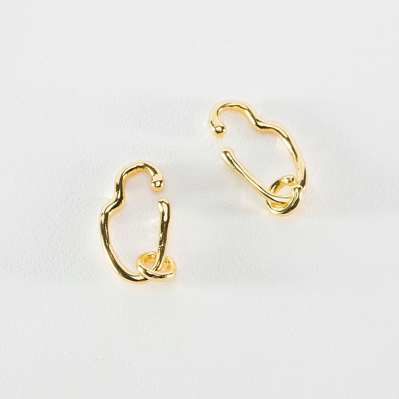 耳扣 耳夾 Ear cuff - Thera 兩色 金