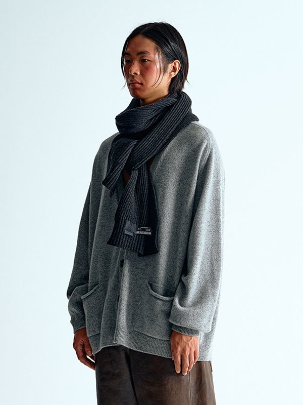 86d Oversized Alpaca Cardigan_Gray