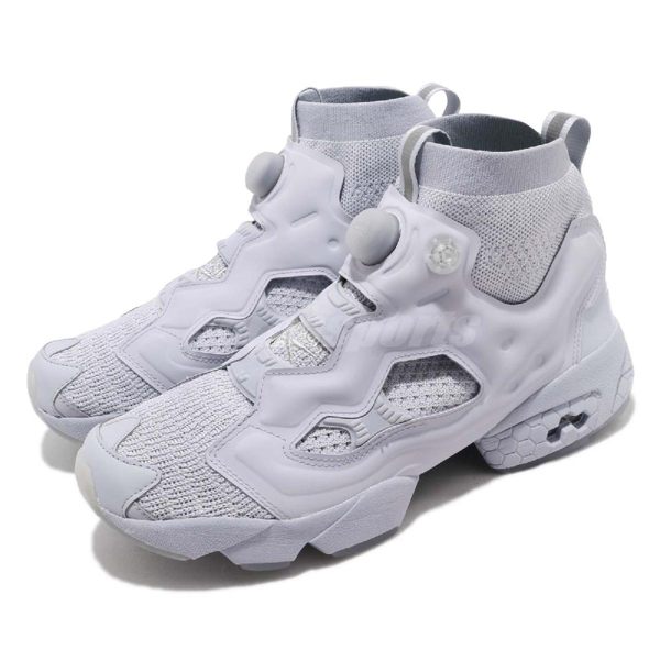 Reebok Insta Pump Fury OG ULTK 灰 全灰 充氣 中筒編織襪套 運動鞋 男鞋【PUMP306】 CN3799