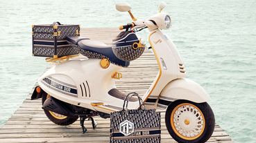 Dior X Vespa 推出聯乘 946 電單車！