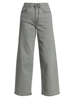 These chic wide-leg jeans are finished in an on-trend ankle length making them an ideal look for spr