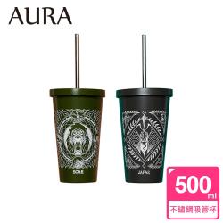 ◎抽真空設計，保溫保冷8~12小時|◎瓶身加厚，隔熱不燙手又防冷飲水珠滴落|◎內附矽膠圓塞，防止攜帶外出噴灑外漏品牌:AURA艾樂種類:保溫杯/保溫瓶杯蓋型態:旋蓋,吸管功能:保溫保冷外部材質:不鏽鋼