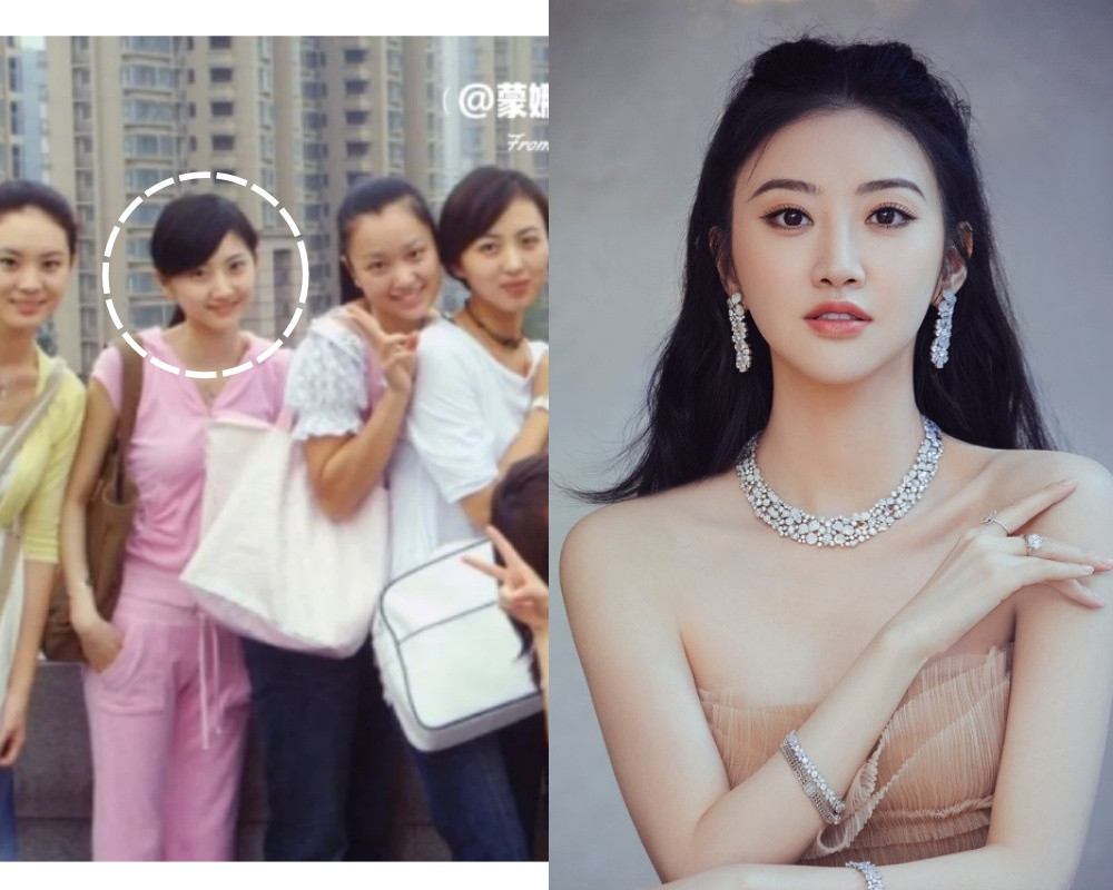 明星出道前對比5：景甜