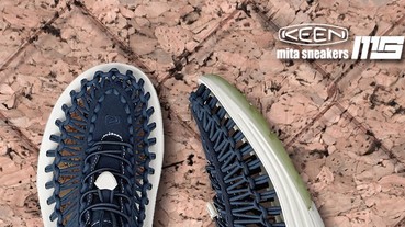 KEEN UNEEK x潮流鞋店 mita sneakers 聯名款 限量上市