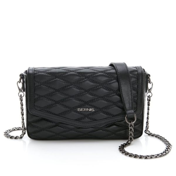 【BERNIS貝爾尼斯】手工繡線小羊皮 掀蓋式小香包