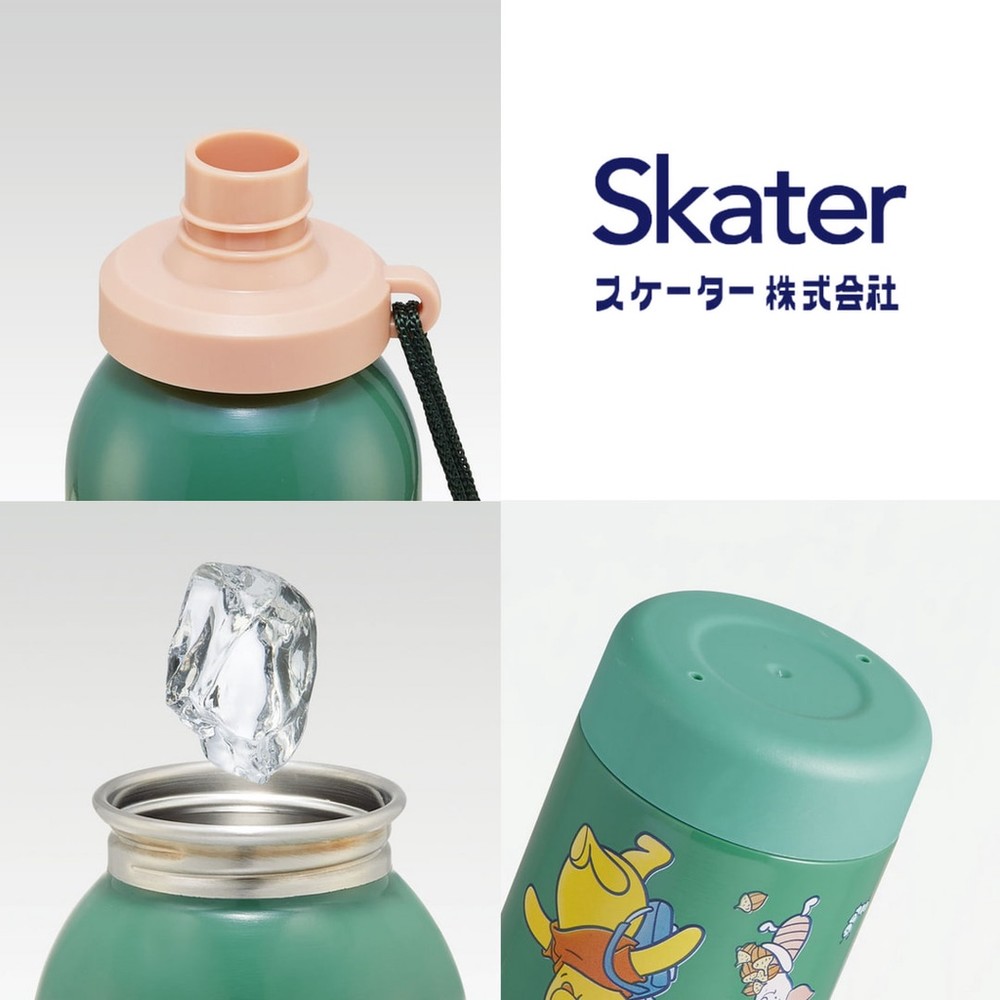 Skater 不鏽鋼輕量水壺 580ml 直飲水瓶 常溫 小熊維尼 BURGERCONX - 不鏽鋼輕量水壺 580ml 直飲水瓶 常溫 小熊維尼