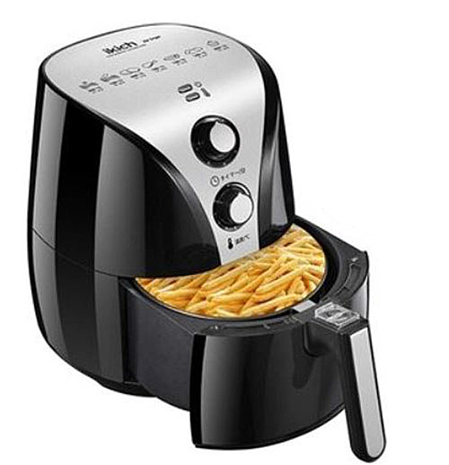 不用油享受美味的炸物，高速空氣對流技術，熱空氣煮食物,可調整溫度 ，油脂少80%，濾網
