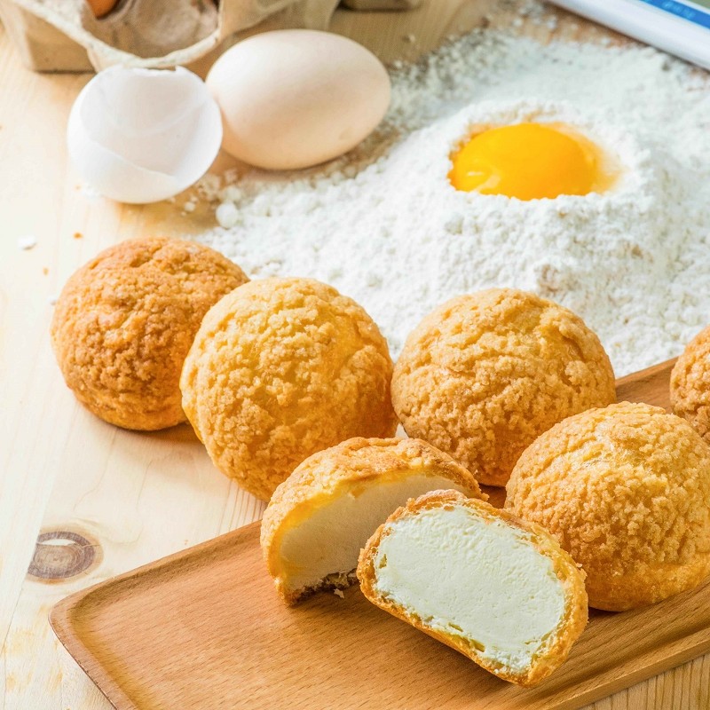 冰心牛奶泡芙(10入/盒)