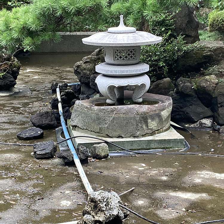 写真：岩亀楼の石灯籠/ガンキロウノイシドウロウ(横浜公園/関内駅/歴史