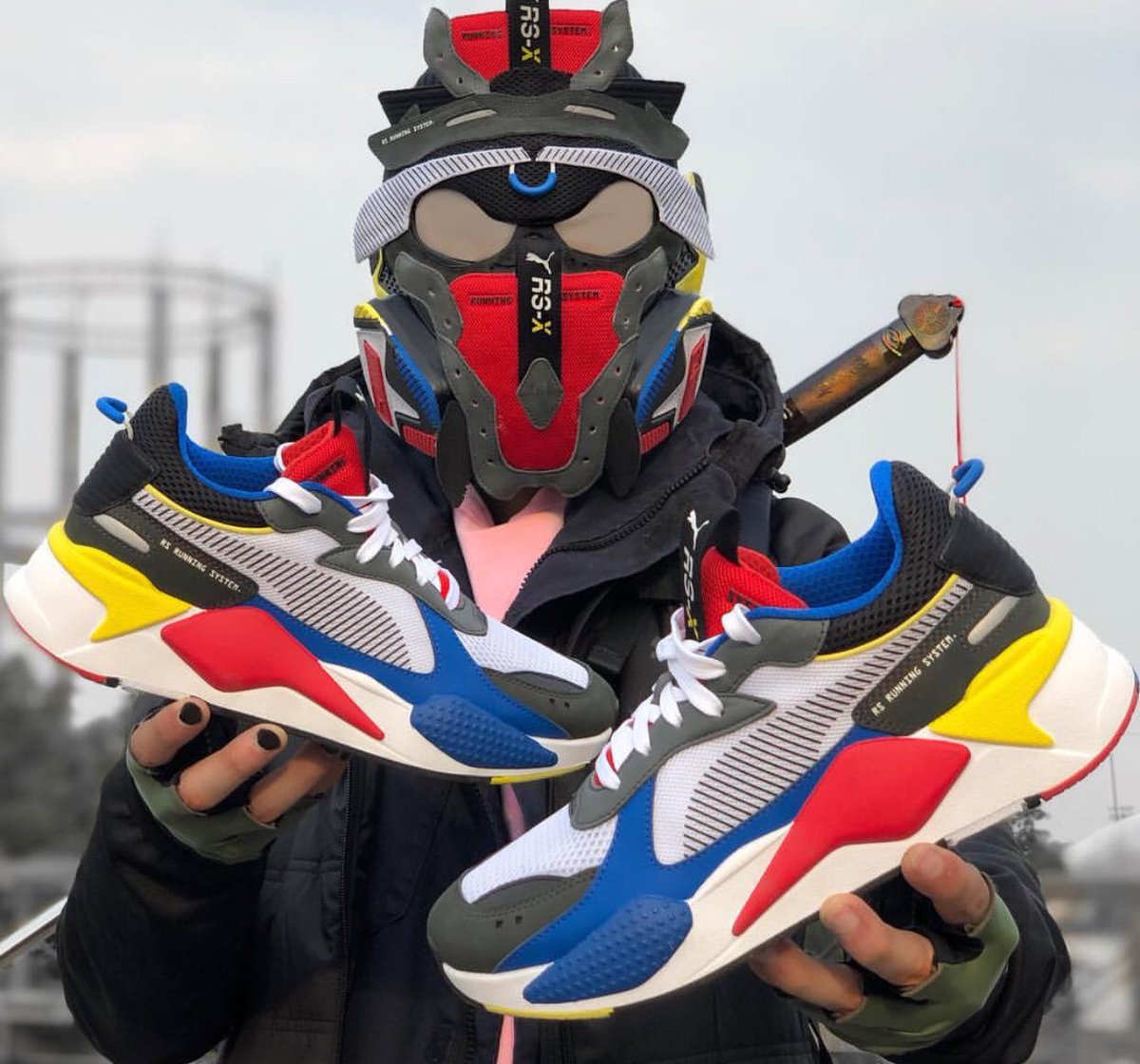 KUMO SHOES-現貨PUMA RS-X TOYS 紅藍黃 樂高 鋼彈 運動 老爹鞋 慢跑鞋 男女鞋 369449-02