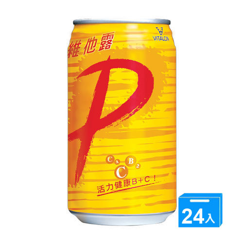 維他露P健康微泡飲料330ml*24【愛買】
