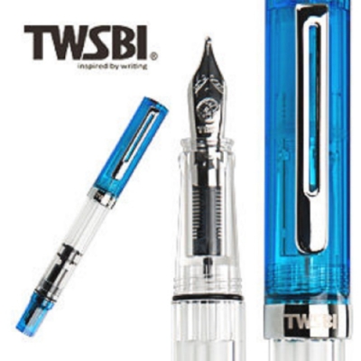 台灣三文堂鋼筆 TWSBI ECO果凍藍 M