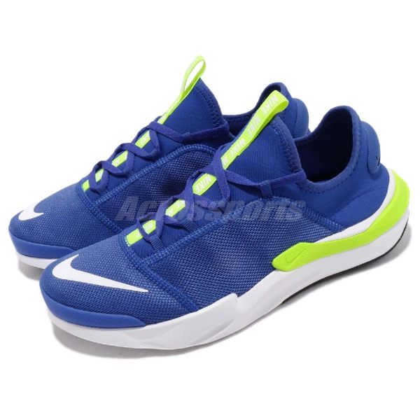 Nike 休閒鞋 Shift One 藍 白 透氣網布 襪套式 基本款 男鞋 運動鞋【PUMP306】 AO1733-402