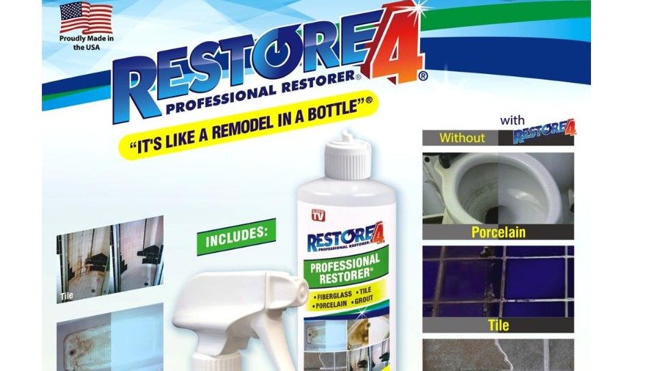 Restore4強效銹斑清除劑 | 家裡的髒浴室有救了