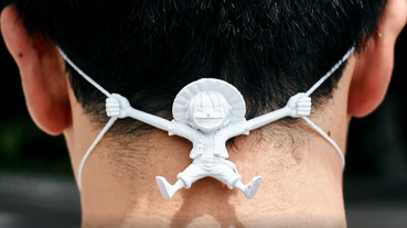 魯夫橡皮人口罩延長扣3D列印免費下載