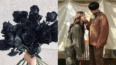 韓國掀起用「黑玫瑰」示愛風潮！絨感質地、神秘又奢華，代表：「你永遠屬於我」