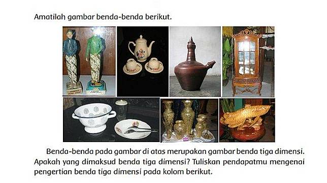 Jenis Benda Karya Tiga Dimensi Kubistis Silindris Kerucut Bulat Tribunnews Com Line Today