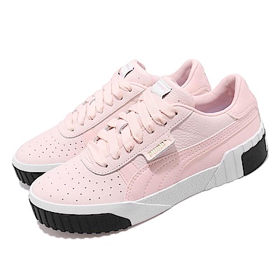 品牌: PUMA型號: 36915506品名: Cali Wns配色: 粉紅色 白色特點: 皮革 質感 舒適 球鞋 厚底 復古 粉 白