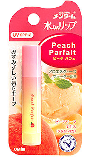 水蜜桃清爽香味nn蘆薈萃取液給予滋潤嘴唇nn高保濕