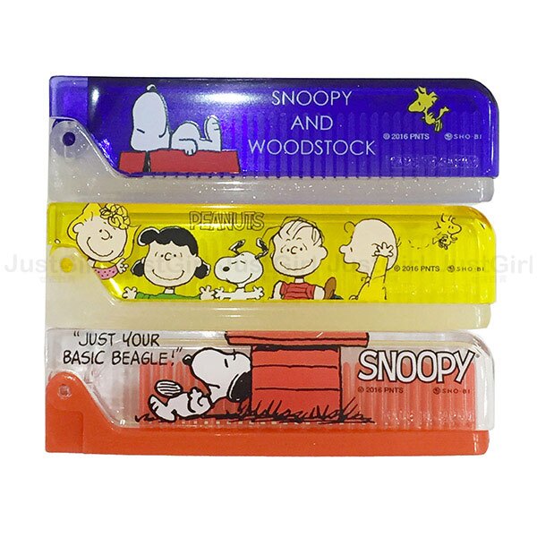 史努比 SNOOPY 梳子 摺疊梳 折梳 美妝 正版日本製造進口 * JustGirl *