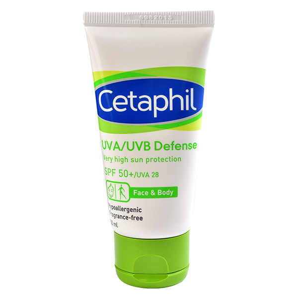 海洋友善防曬推薦4：Cetaphil 舒特膚極緻全護低敏防曬霜 SPF50+/UVA28 50ml，NT.880